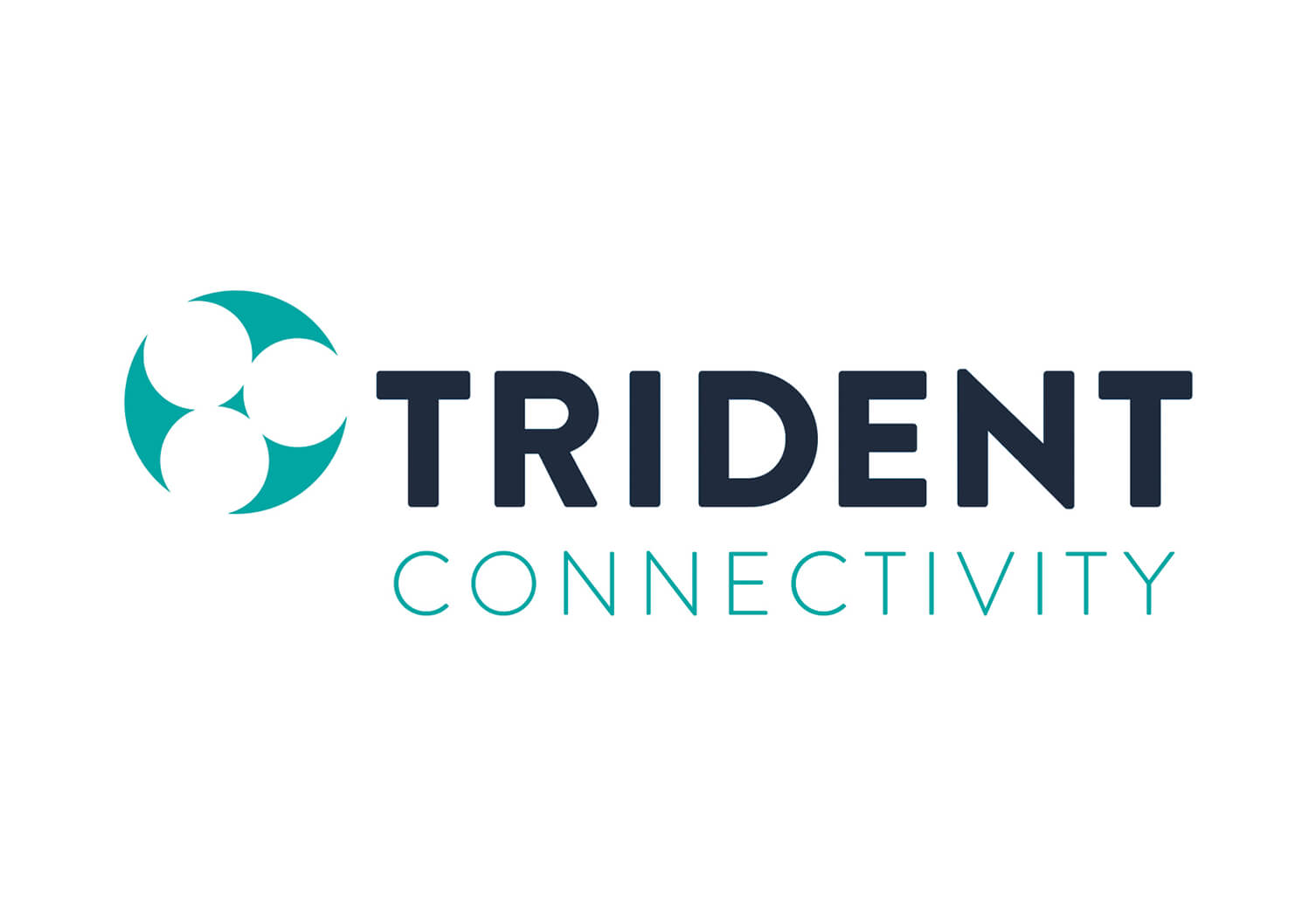 Trident Connectivity letterhead and stationery design showing consistent brand identity across materials